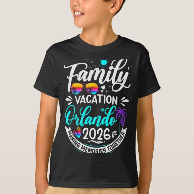 Camiseta Family Vacation Orlando 2026 Matching Summer Vacat (Anverso)