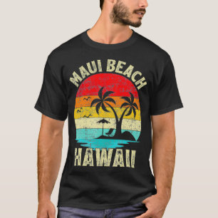 Camiseta Family Vacation Vintage Retro Hawaii Maui Beach