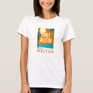 Camiseta Family Vacation Walton Beach Florida Beach Bum Tou