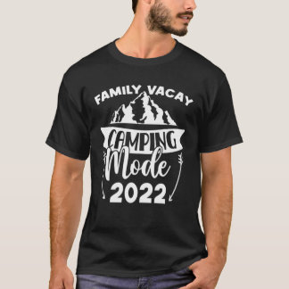 Camiseta Family Vacay Camping Mode 2022 Mountain Cousin Cre