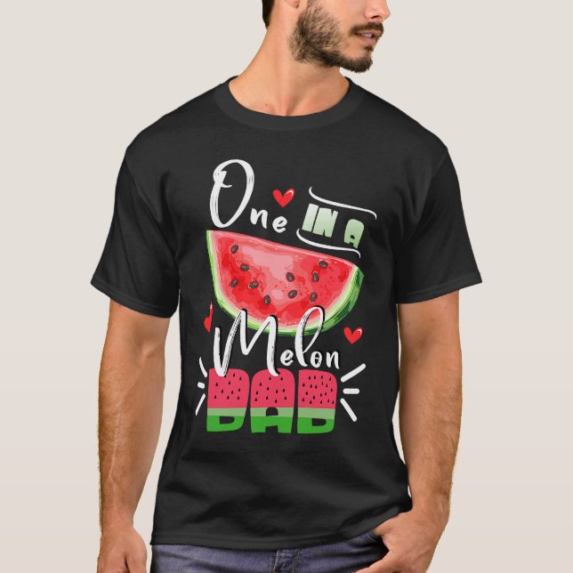 Camiseta Family Watermelon Matching Group  One In A Melon D (Anverso)