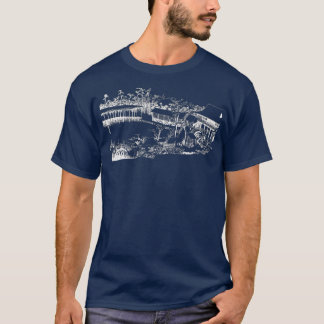 Camiseta Famosa Bella Artes de cosecha nodriza Kameido Niev