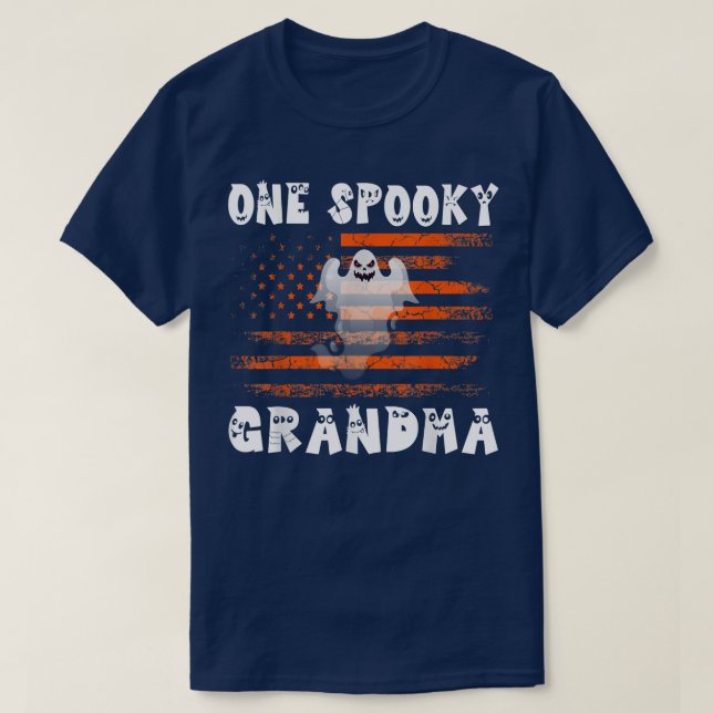 Camiseta Famosa celebración de Halloween en familia de una  (Diseño del anverso)