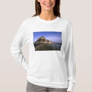 Camiseta Famosa fortaleza de la isla de Le Mont St. Michel 