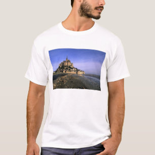 Camiseta Famosa fortaleza de la isla Le Mont St Michel en