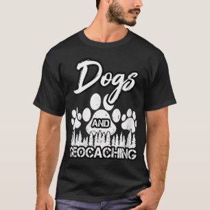 Camiseta Famosa Geocache Dog Lover Dad