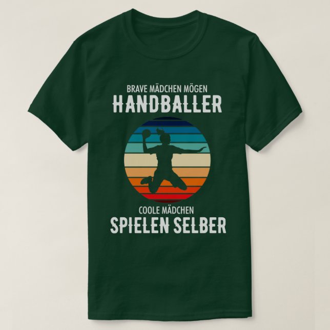 Camiseta Famosa jugadora de balonmano diciendo regalo 2 (Diseño del anverso)