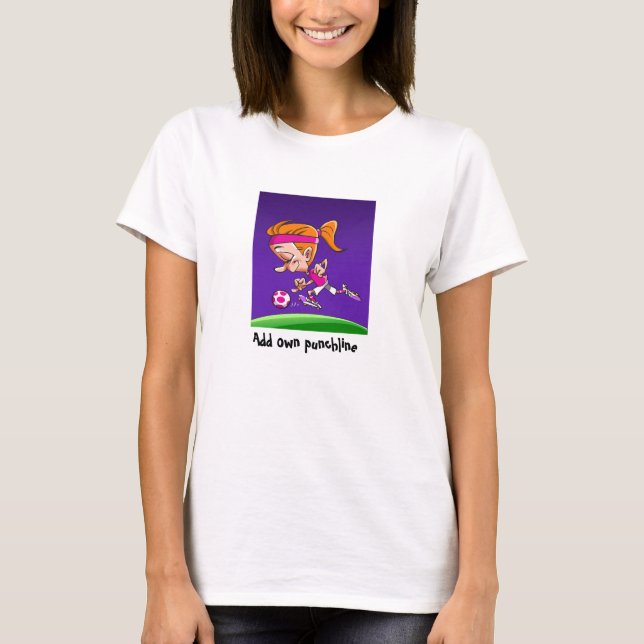 Camiseta Famosa jugadora de fútbol chica personalizado (Anverso)