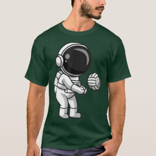 Camiseta Famosa jugadora de regalo de voleibol astronauta C