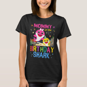 Camiseta Famosa Mami De La Familia De Cumpleaños Tiburón Ni
