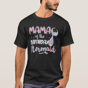 Camiseta Famosa Sirena Mamá Del Hada Mágico De Cumpleaños T