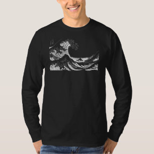 Camiseta Famosa vintage Great Ocean Wave Hokusai Stylish 1