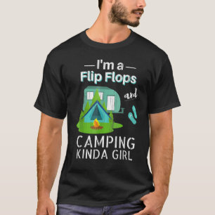 Camiseta Famosas Chicas acampando el camino de las rocas vo