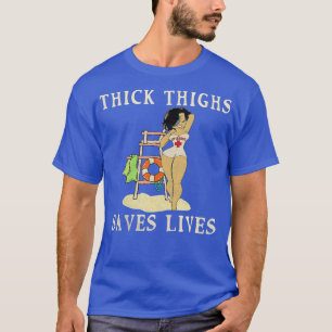 Camiseta Famosas mujeres salvavidas nadadoras camisas grues