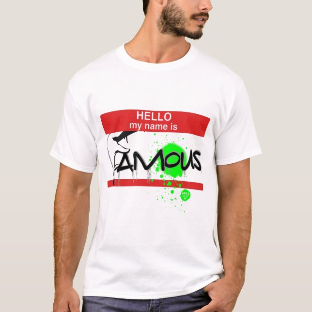 Camiseta Famoso (Anverso)