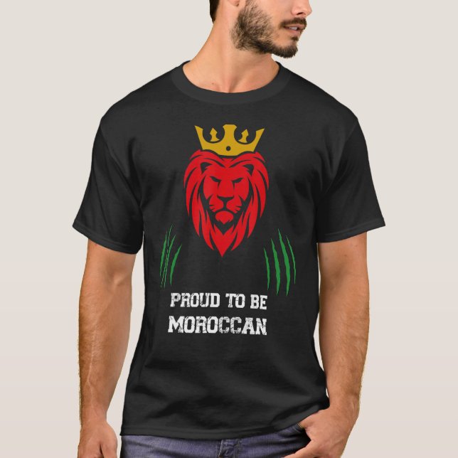 Camiseta Famoso amante del fútbol, hinchas marroquíes de lo (Anverso)