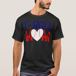 Camiseta Famoso amante del juego de mamá del Teeball Mom's