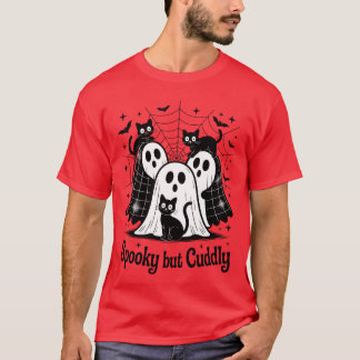 Camiseta Famoso amigo del diseño web de gatos y fantasmas