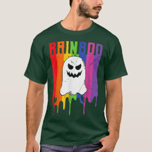 Camiseta Famoso arcoiris Halloween con bandera del orgullo