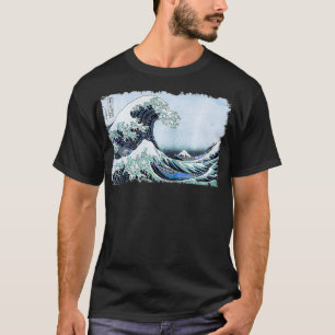 Camiseta Famoso arte japonés vintage Gran ola Remi Hokusa