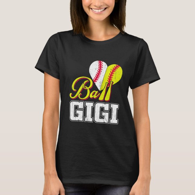 Camiseta Famoso Ball Gigi Softball Béisbol Famoso Mujeres (Anverso)