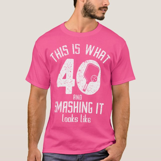Camiseta Famoso Baloncesto 40º Cumpleaños Amor De 40 Años P (Anverso)