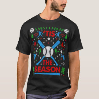 Camiseta Famoso béisbol esta temporada que sudan los Navida