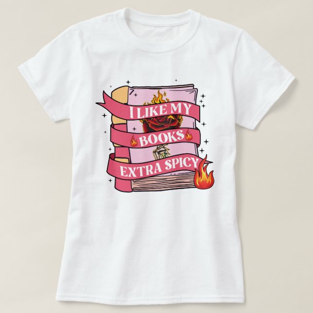 Camiseta Famoso Bookish I Like My Books Extra Spich (Diseño del anverso)