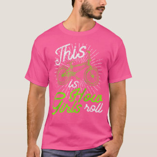 Camiseta Famoso Chica Bmx Bmx Hermana O Hija Béisbol
