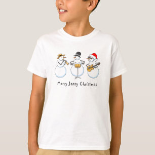 Camiseta Famoso chico de la banda de Jazz de los Navidades