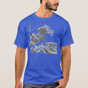 Camiseta Famoso clásico Bella Artes japonés Gran ola Hokusa