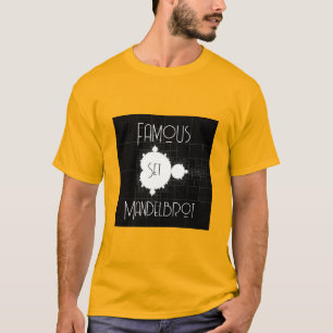 Camiseta Famoso conjunto de Mandelbrot completo con nombre 