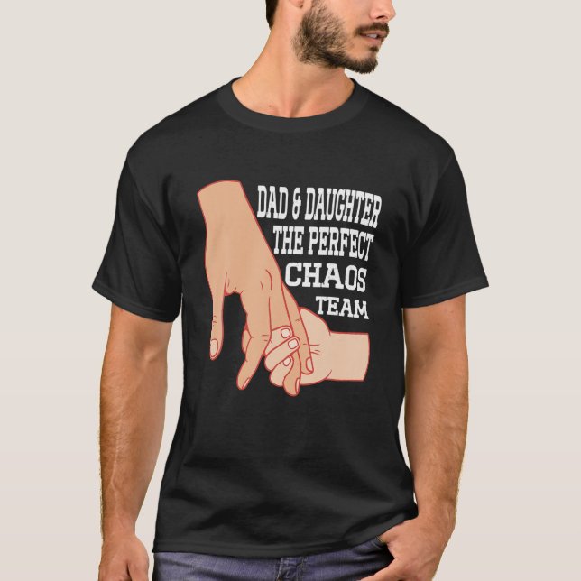 Camiseta Famoso Día De Los Padres Hija De Papá El Caos Perf (Anverso)