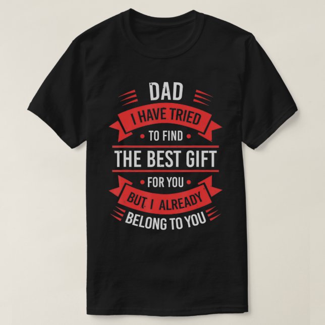 Camiseta Famoso Día del Padre de la hija de hijo esposa por (Diseño del anverso)