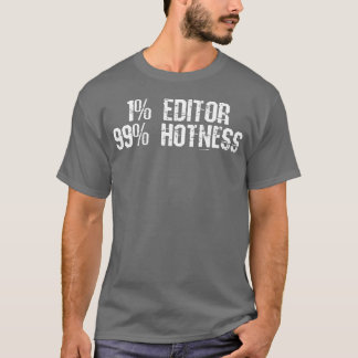 Camiseta Famoso editor de fotos editor de películas Fu