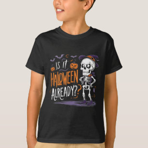 Camiseta Famoso Espantador De Esqueleto Es Halloween