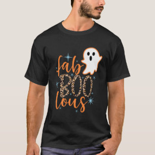 Camiseta Famoso Fab Boo Lous Fabulous Ghost Wommen