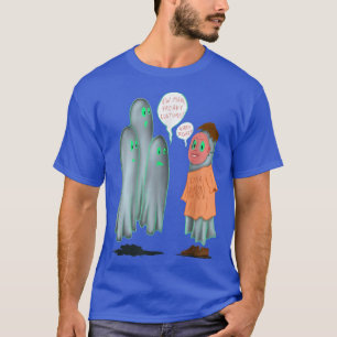 Camiseta Famoso fantasma asustó a los hombres de Halloween 