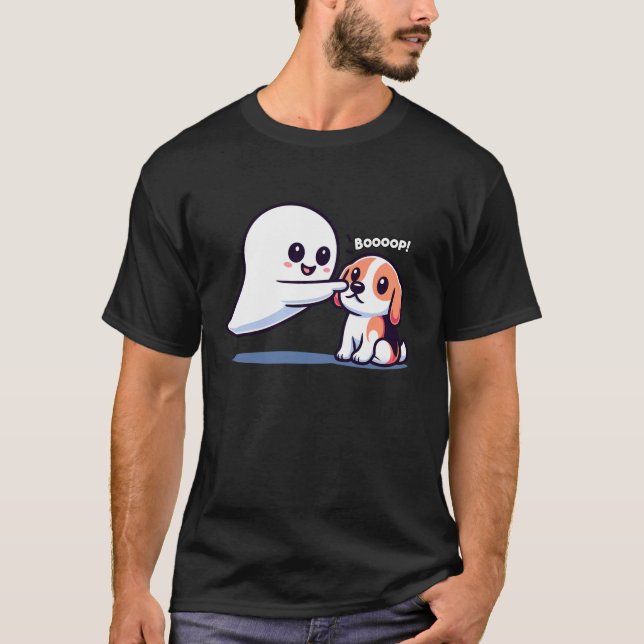 Camiseta Famoso fantasma Beagle Dog Boop Silly Puppy (Anverso)