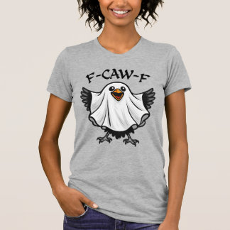 Camiseta Famoso fantasma de cuervos "F-CAW-F" Halloween, es