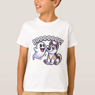 Camiseta Famoso fantasma Husky Dog Boop Silvestre Puppy H