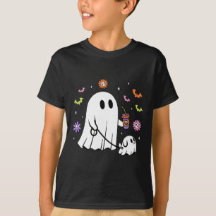 Camiseta Famoso fantasma Walking Dog Tocante Fantasma Abraz