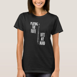 Camiseta Famoso flautista cantante de orquesta flauta jugad
