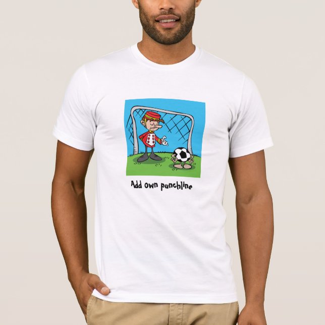 Camiseta Famoso futbolín El portero del fútbol personalizad (Anverso)
