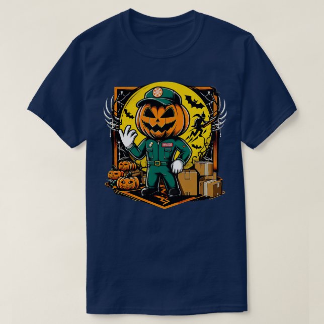 Camiseta Famoso Gerente de Logística Graciosa Bruja Hallowe (Diseño del anverso)