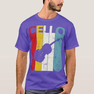 Camiseta Famoso Gift Idea Cello Player Retro Cello 70s 80s