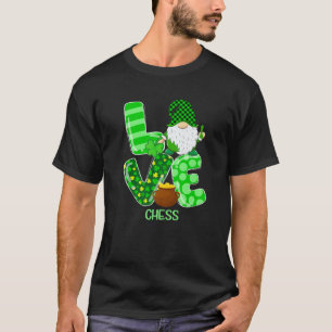 Camiseta Famoso Gnome de Ajedrez St Patricks Day Hombres Mu