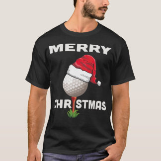 Camiseta Famoso golfer Holiday Golf Ball Navidades golfista