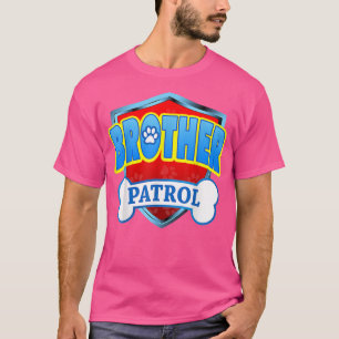 Camiseta Famoso Hermano Patrulla Perro Mamá, Papá Para Homb