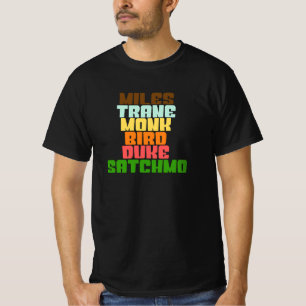 Camiseta Famoso Jazz Miles Coltrane Monk - Orquesta